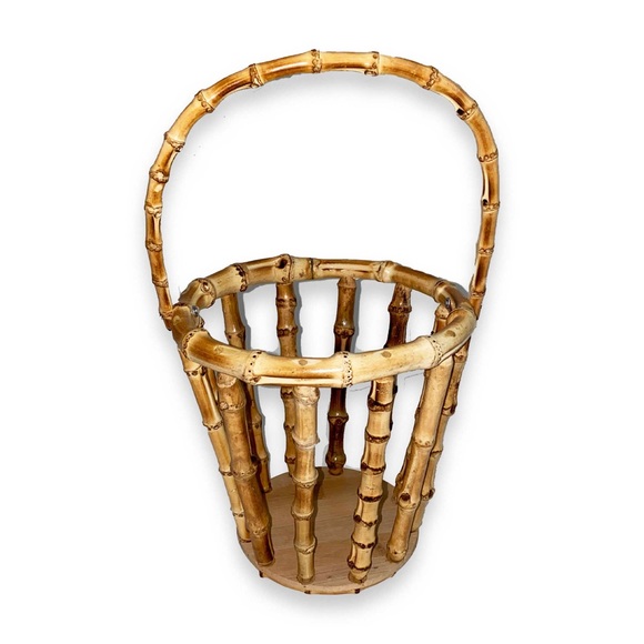 Sarah Bray Bermuda Handbags - Sarah Bray Bermuda Bamboo Bucket Bag